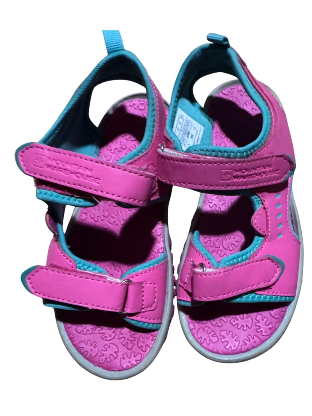 Mountain Warehouse Kids Pink & Teal Active Sandals - Size 13